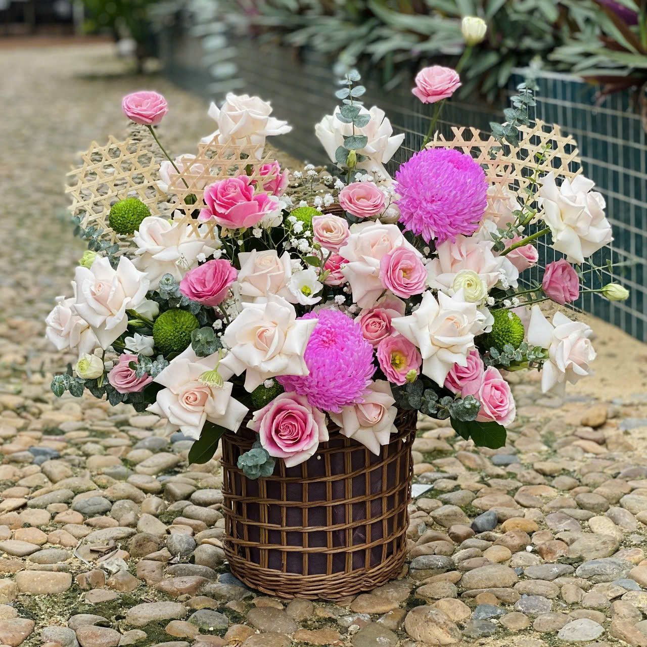Giỏ hoa sinh nhật, hoa chúc mừng khai trương
