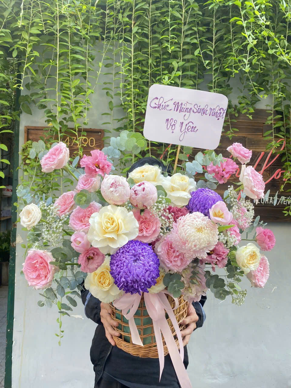 Giỏ hoa sinh nhật, hoa chúc mừng khai trương